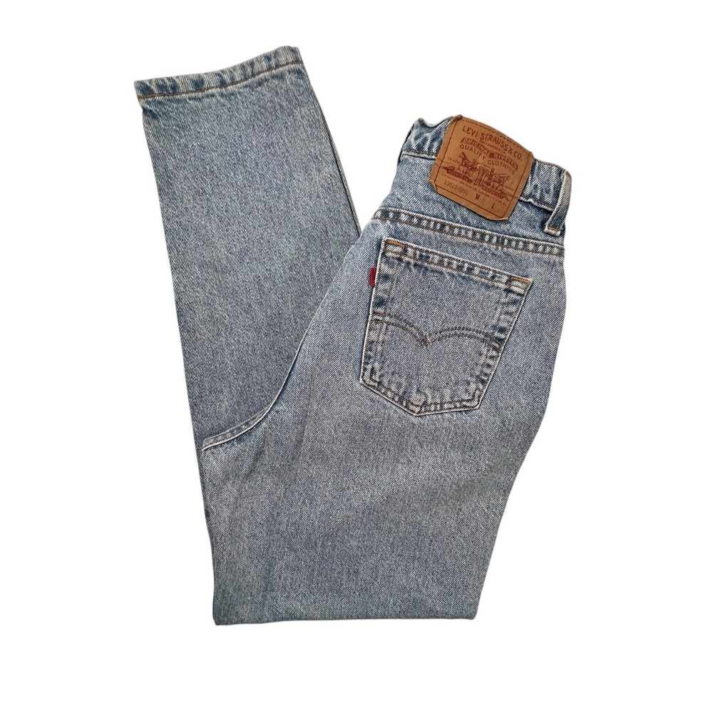 Vintage Levis 573 Women Juniors Mom Jeans Size 11 High Rise Straight 90's Y2K